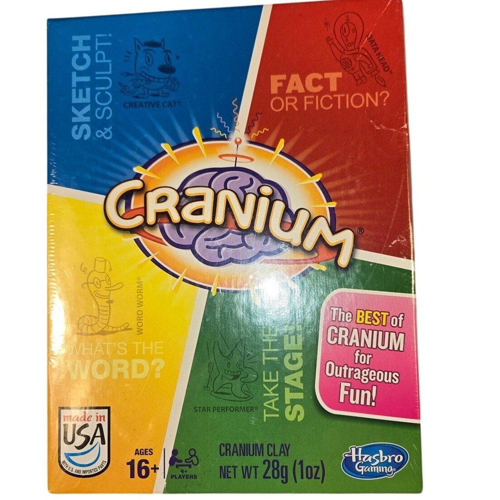 Cranium Board Game Hasbro‎ Gaming 400 Best Challenges Creative Team Game A5225 N